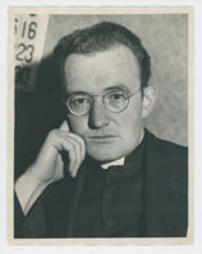 Monsignor Charles Owen Rice with Hand on Face Portrait Photograph