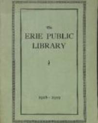 Erie Public Library Report 1918-1919
