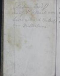 Memorandum  Book 1834