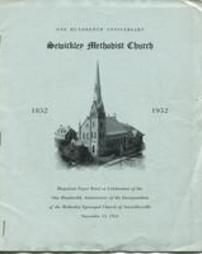 100th Anniversary Sewickley Methodist Church