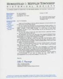 Letter from John J. Amonga to Paul Heckethorn, February 2004