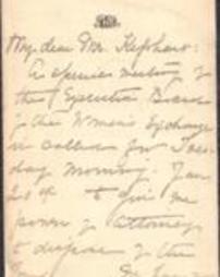 Albee letter to J. Kephart