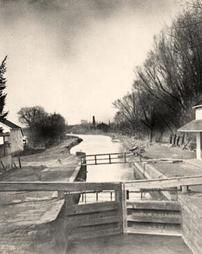Lock at the foot of Rose Street on West Branch Canal