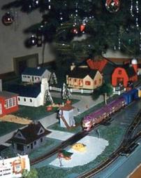 Miniature train display