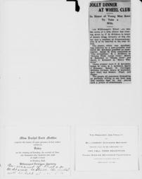 Scrapbook of Eva Lister Keller: 1906-1914