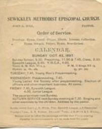 Order of Service_Oct 1897