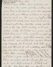 Letter from Ebert Smith to his sister Hannah Thacher, January 27, 1863