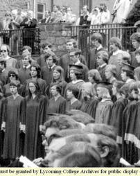 Lycoming College Choir, Commencement 1976