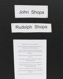 Ambrose Shopa, John Shopa, and Rudolph Shopa