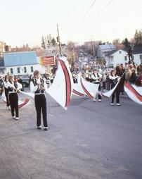 Northern Bedford Colorguard Flag Twirlers