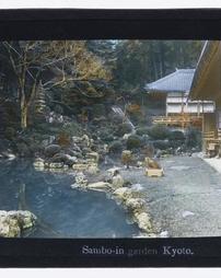 Japan. Kyoto. Sambo-in garden