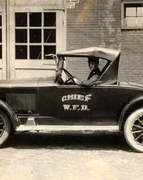 Fire Chief's car, 1925