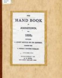 The Hand Book of Johnstown for 1856
