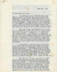Beltrán letter, June 25th, 1945