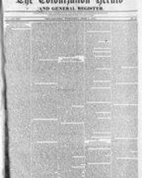 The Colonization herald and general register 1838-04-04