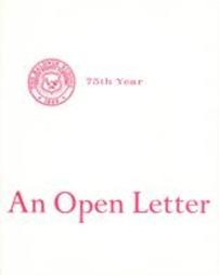 An Open Letter from Miss Cross - 1964
