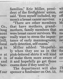 Firefighters going pink for a cure (cont.)
