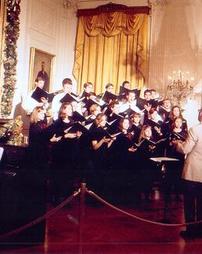 Lycoming College Chamber Choir at the White House