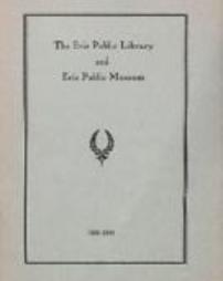 Erie Public Library Report 1932-1933