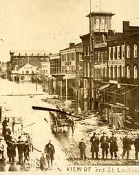 View of Third Street looking east March 17, 1865