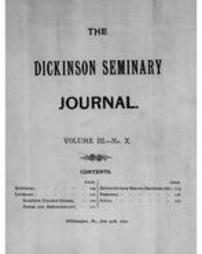 Dickinson Seminary Journal 1892-06-25