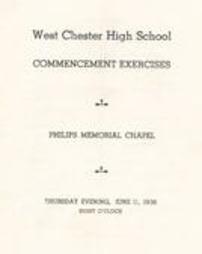 West Chester HS Commencement Exercises June 1936