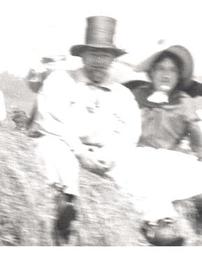 1924 Centennial Parade - Hay wagon with unidentified people