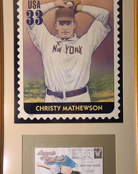 Christy Mathewson Legends of Baseball Stamp