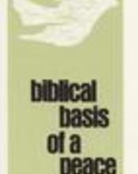 Biblical basis of a peace witness