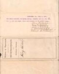 Articles of Agreement between South Fork Fishing and Hunting Club and Henry Holdship