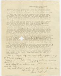 Anna V. Blough letter to dear ones at home, May 12, 1921