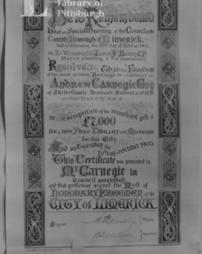 Burgess ticket of the Ancient Borough of Limerick, Ireland, 20th October, 1903