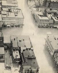 Market Square in 1936 flood