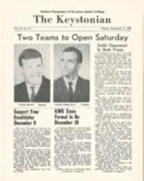 The Keystonian Vol. 35, No. 10 Friday, December 1, 1967