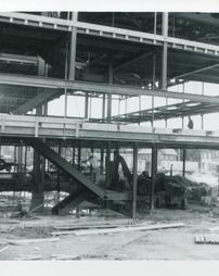 Steel frame and stairs