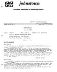 American Association of University Women - Johnstown Branch Newsletters  1983