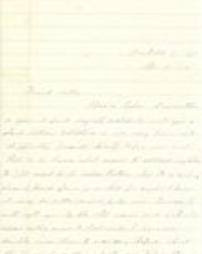 1867-04-23 Handwritten letter from Lil H. McCollough to her friend, Sallie (Sarah J. Keller)