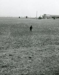 Sinkhole outline in fields along Route 322