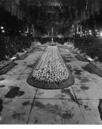 1936 Philadelphia Flower Show. Central Feature Tulip Bed