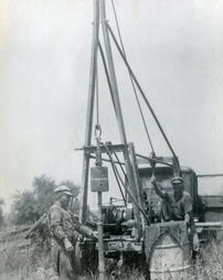 Drilling for coal