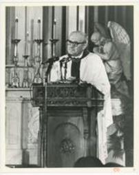 Monsignor Charles Owen Rice at Yablonski Funeral Photograph 