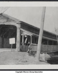 Covered Bridge at Russell, PA (circa 1930)