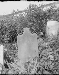 Gravestones of Elizabeth Balsbaugh, Valentine Balsbaugh, and Lorenz Ette