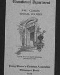 Educational Department. Fall Classes. Special Courses (1929)