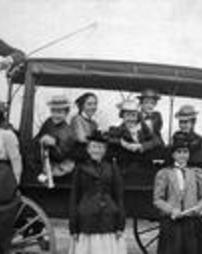 1898 Jane Leonard and Students Field Trip