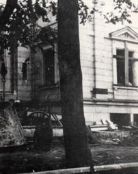 James V. Brown Library under construction, June 5, 1906