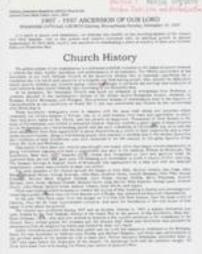 Ascension Byzantine Catholic Church History 1907-1957 Article