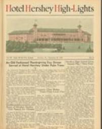 Hotel Hershey Highlights 1935-11-30