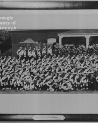 Photograph of Class of 1904-- Princeton University quinquennial celebration-- year of presentation of lake to Princeton University