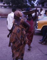 Woman at street market